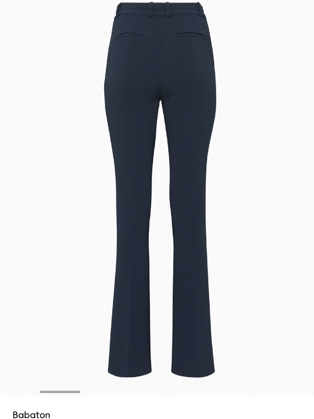 Babaton Navy Straight-Leg Dress Pants